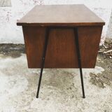 Modernist desk compass feet with drawer box