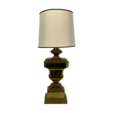 Vintage Large Italian Solid Brass table lamp from 50s