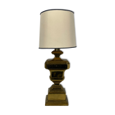 Vintage Large Italian Solid Brass table lamp from 50s
