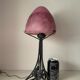 Art Deco lamp glass paste&/ wrought iron