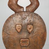African lunar baoule mask or klé klé (ivory coast)