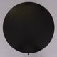 Porada Arredi Black Round side Table 1980s Italy