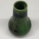 Flemish art deco stoneware soliflore vase