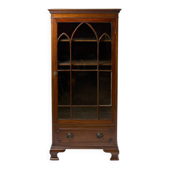 Vitrine en acajou d'origine anglaise