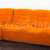 Orange sofa 70'