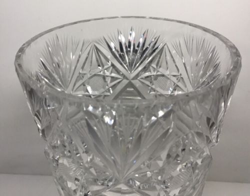 Cut Crystal vase