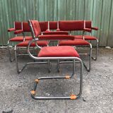 Set of 6 armchairs