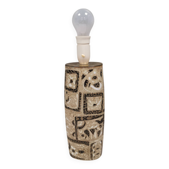Large ceramic table lamp from Danish Royal Copenhagen.