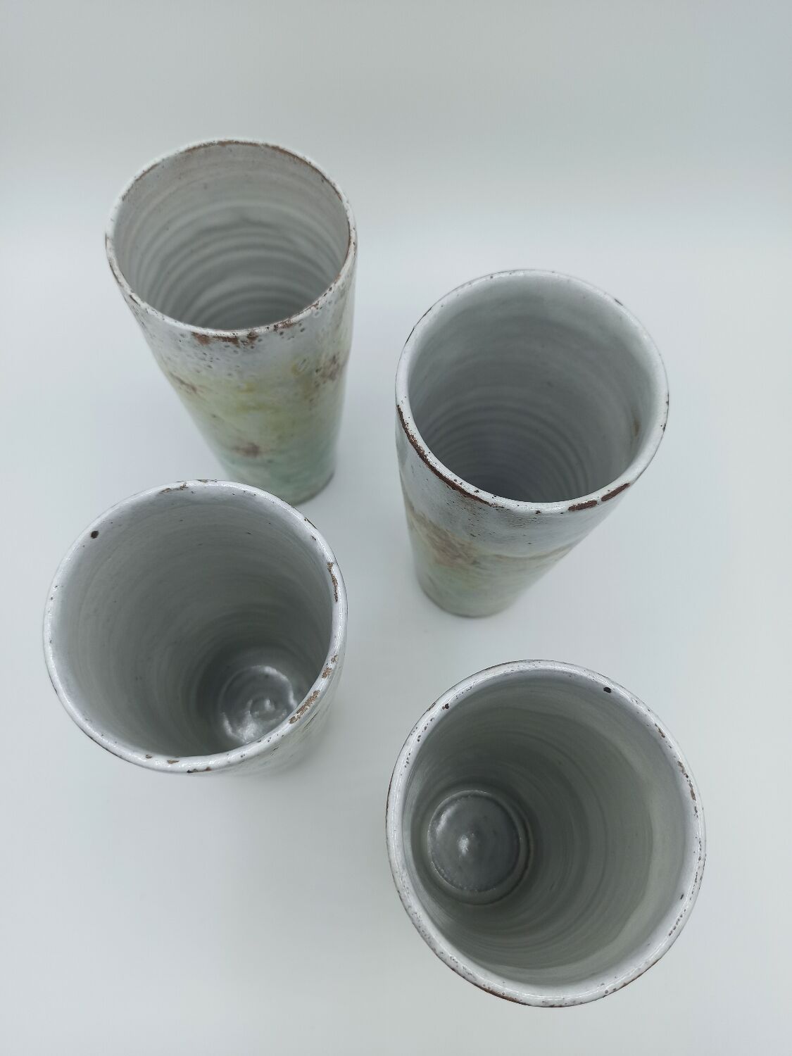 Vintage ceramic cups - Alexandre Kostanda - Vallauris