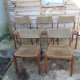 5 vintage chairs 70s 80s