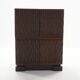 Vintage Brutalist Cabinet in Oak from Maison Aurora, Belgium, 1970s