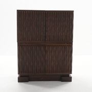 Vintage Brutalist Cabinet in Oak from Maison Aurora, Belgium, 1970s