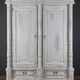 Solid pine 2-door armoire, ca. 1920s