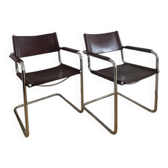 Pair of MG5 chairs by Matteo Grassi