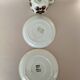 6 cups and cake plates Kimono Boch La Louvière