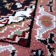 Vintage indian mahal handmade carpet 61cm x 88cm 1970s