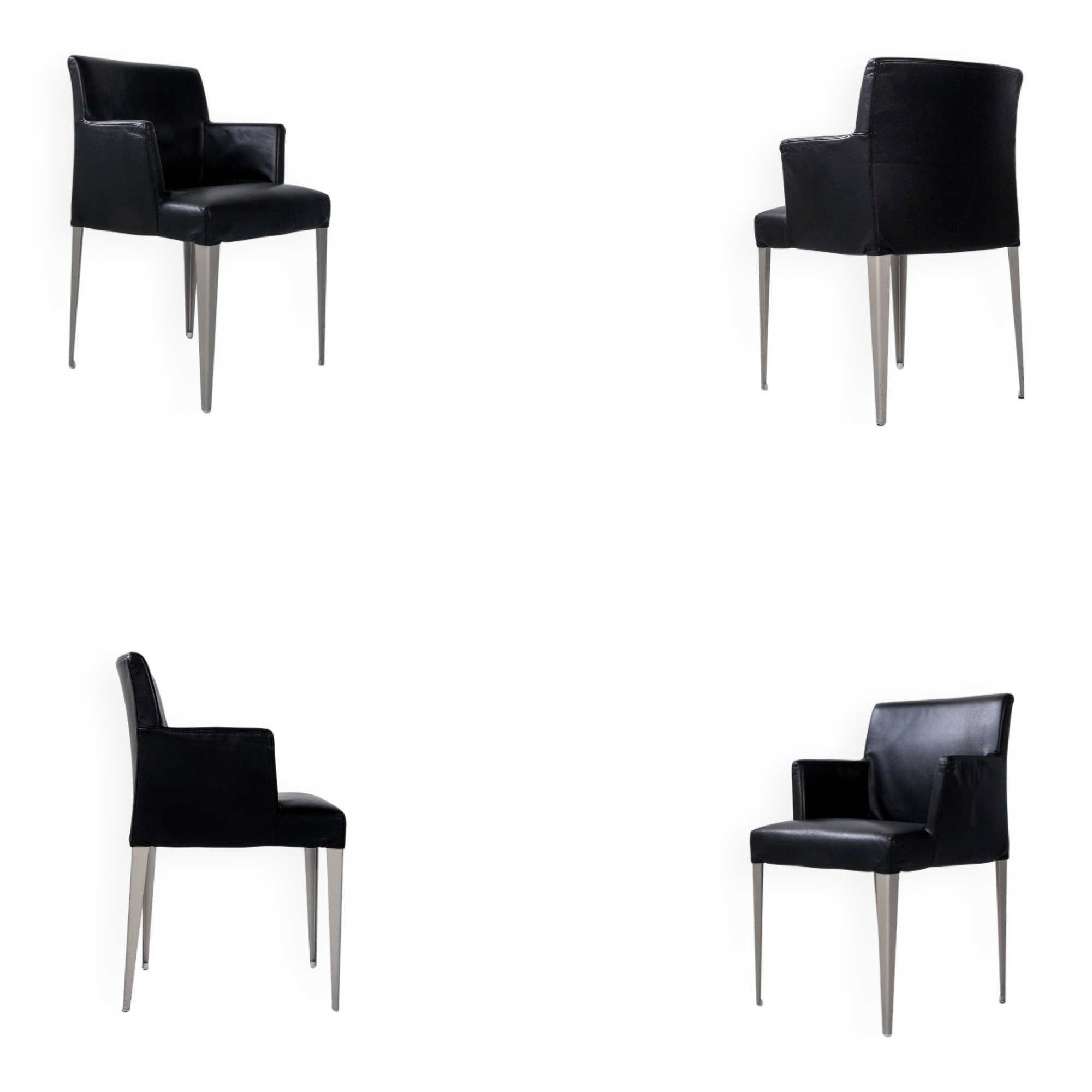 2x B&B Italia Melandra dining chairs by Antonia Citterio