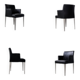 2x B&B Italia Melandra dining chairs by Antonia Citterio