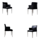 2x B&B Italia Melandra dining chairs by Antonia Citterio