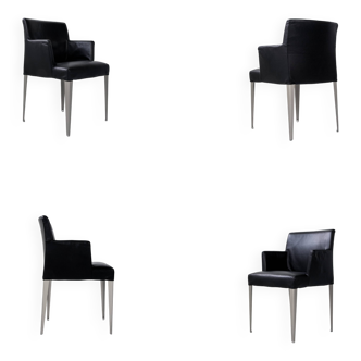 2x B&B Italia Melandra dining chairs by Antonia Citterio