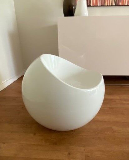 Stool outdoor indoor ottoman design white