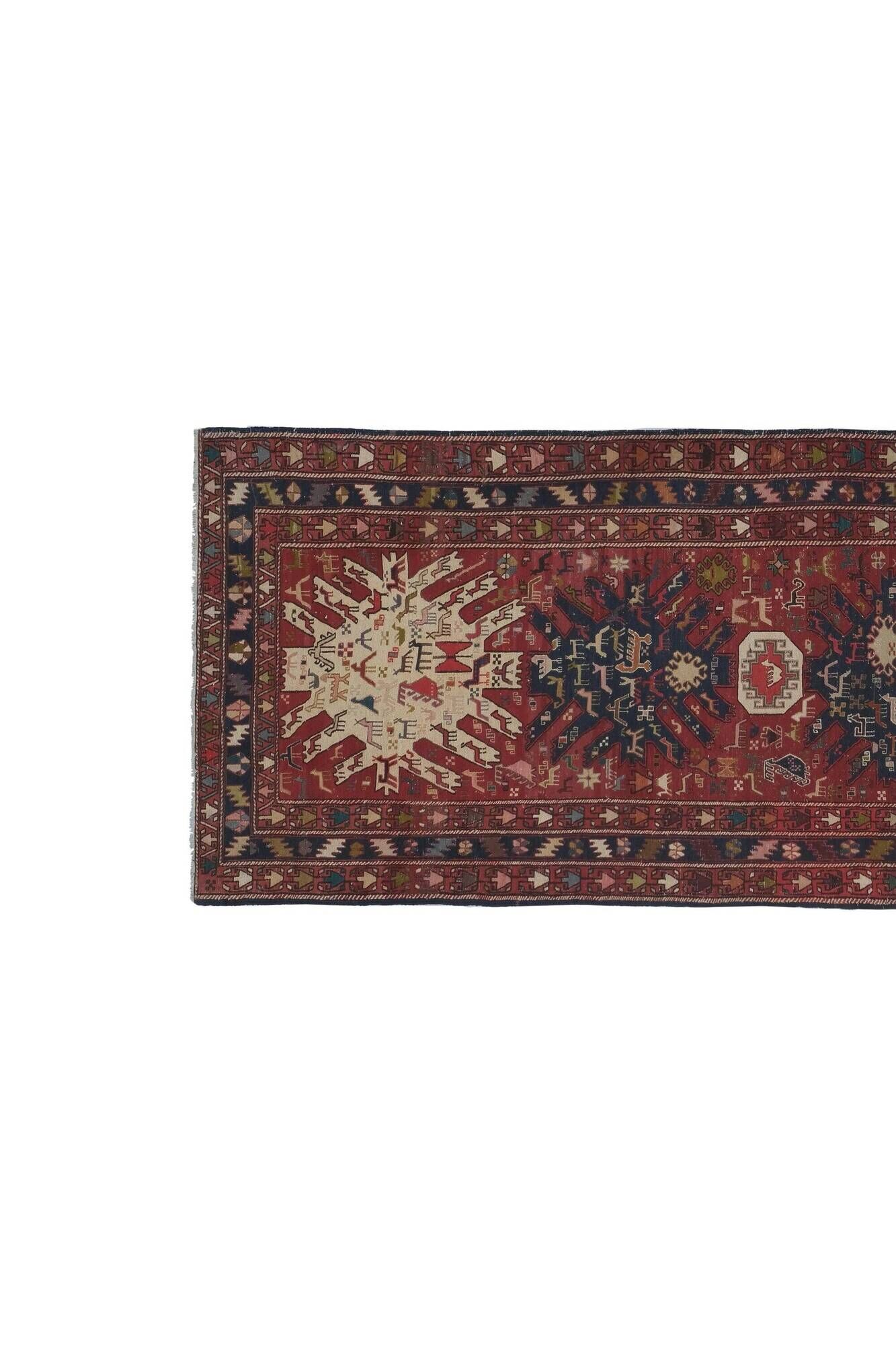 Tapis de couloir turc vintage