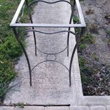 Pair of metal side tables