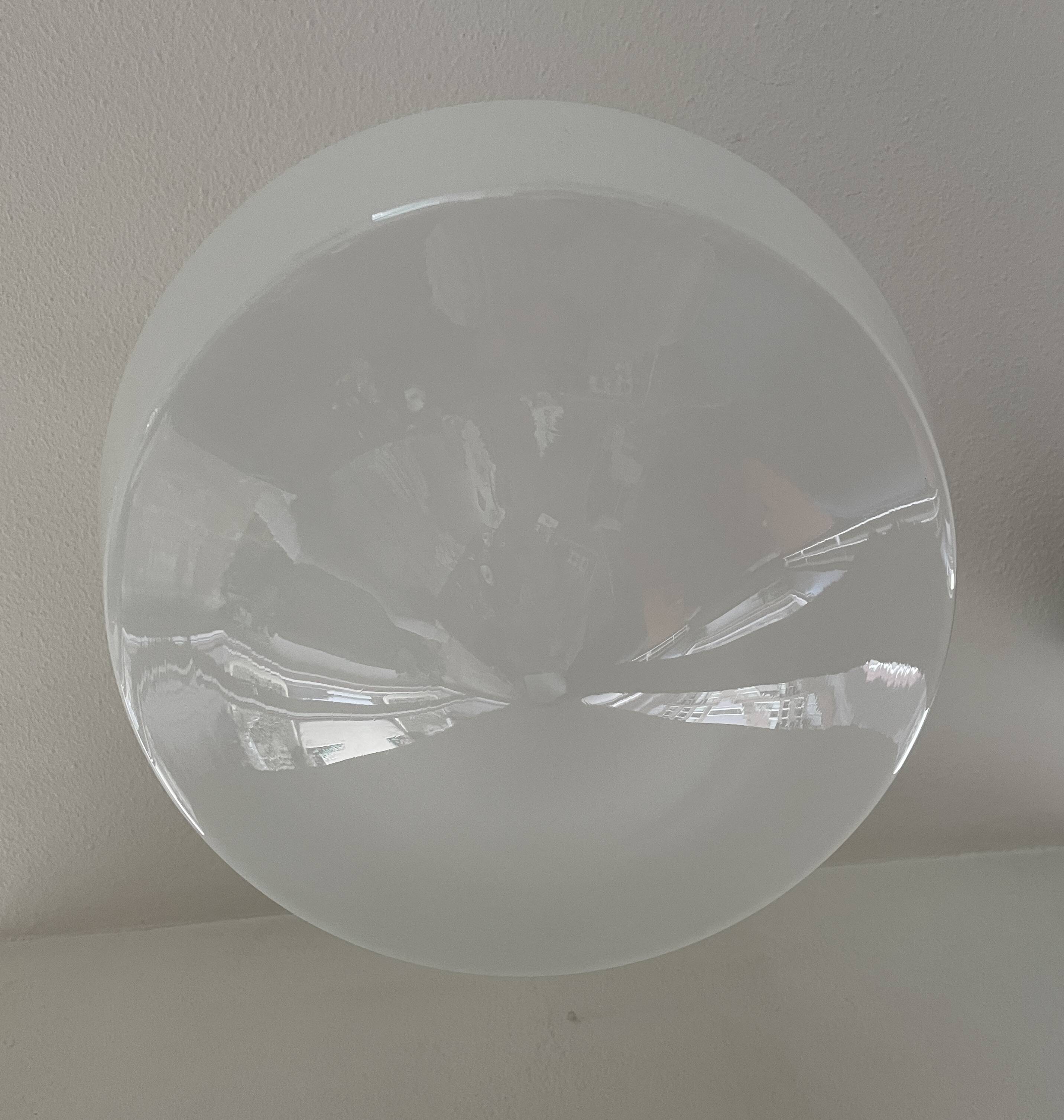 Furillo, white opal pendant lamp by Gispen