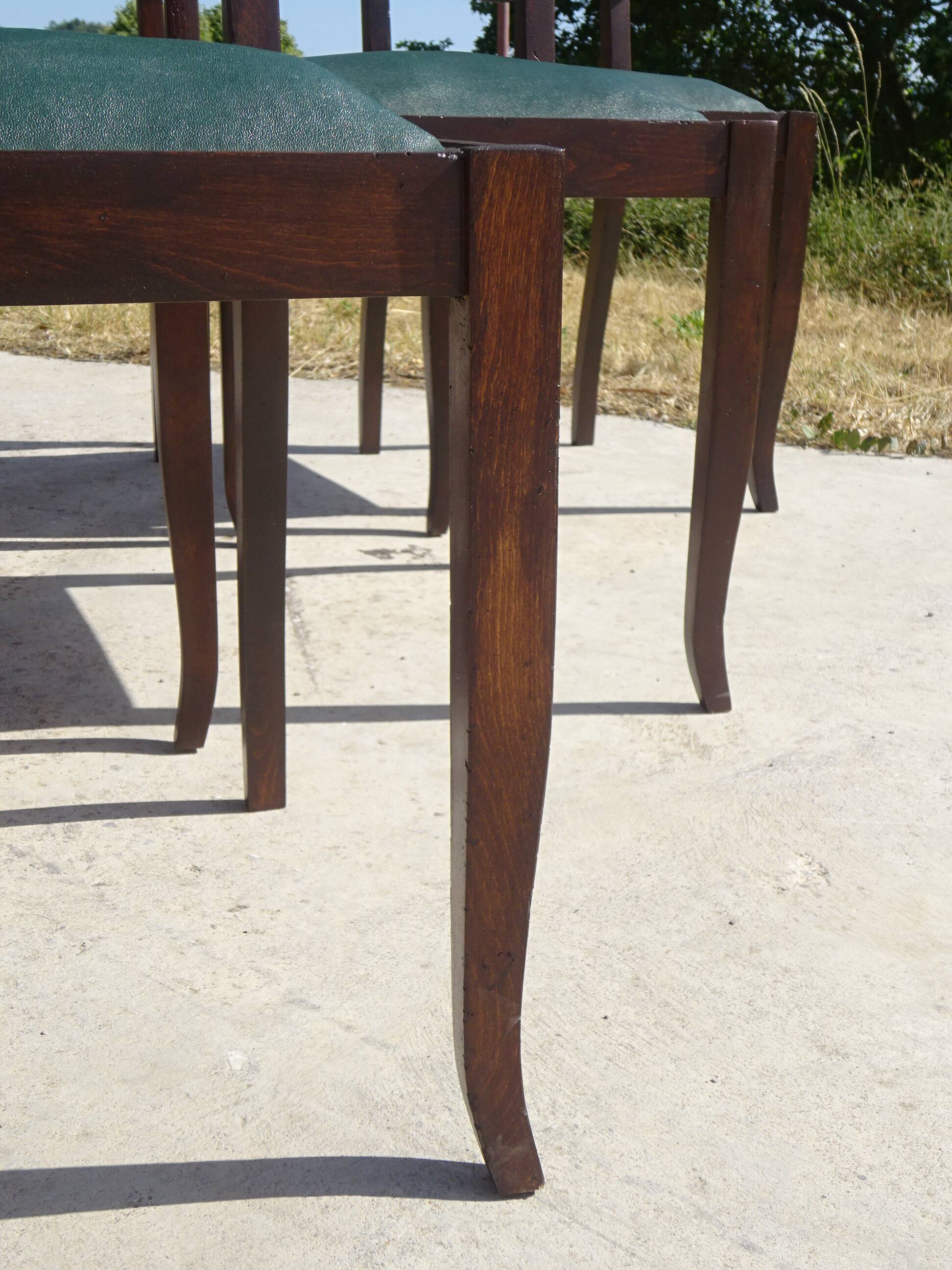 Restored Art Deco chairs, the 6.