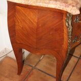 Comfortable style Louis XV rosewood marquetry
