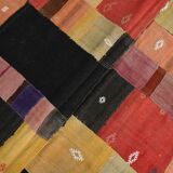 6x8 Multicolor Traditional Handmade Turkish Kilim Rug, 192x238Cm