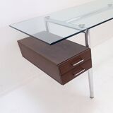 Mirto Zocca glass desk by Tisettanta Halifax - 1980s