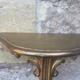 Gold wall console