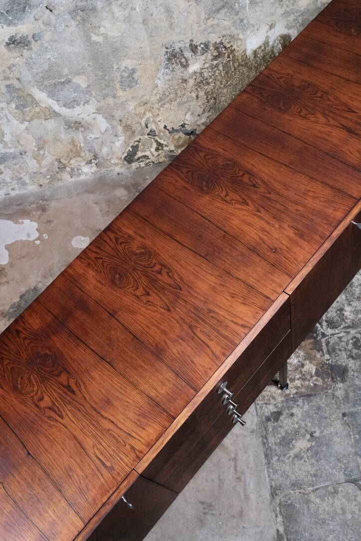 Rosewood sideboard 816 by Alain Richard for Meubles TV, France, 1960