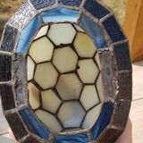 Tiffany style turtle stained glass lamp