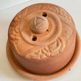 ART NOUVEAU Terracotta BUTTER DISH