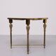 Hollywood Regency Brass side table Maison Jansen 1970s