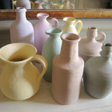 Carafe broc effect terracotta pastel pink