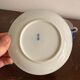 Set of Two Japanese Porcelain Tea Cups Blue and White Sometsuke Plum Blossom Decor