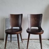 Set of 4 Scandinavian chairs from the 1960s.