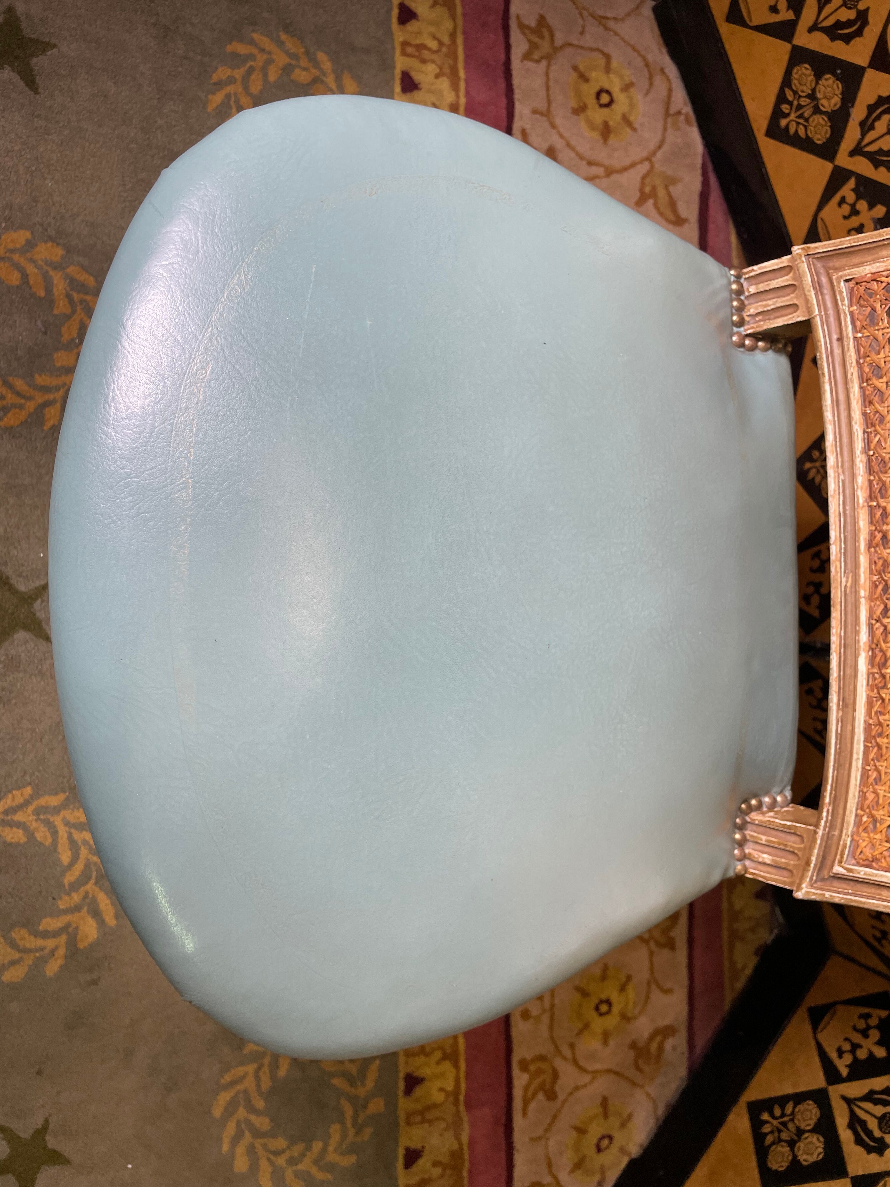 Suite of 6 Louis XVI style chairs signed Gouffé Paris