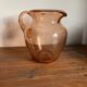Bubble glass pitcher