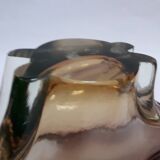 Fruit cup vintage Murano glass 1960 purple yellow