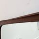 Vintage Scandinavian teak mirror from the 1960s.
