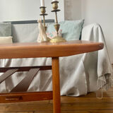 Scandinavian coffee table in teak