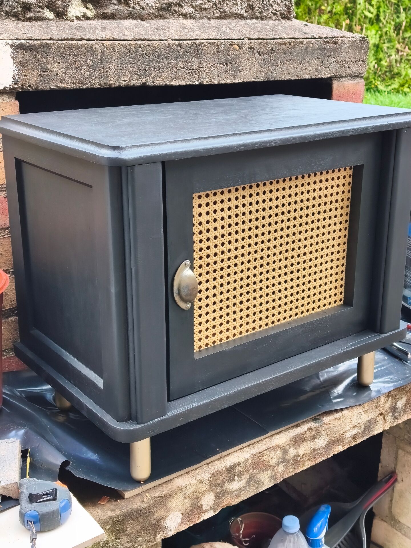 Meuble vinyle en bois
