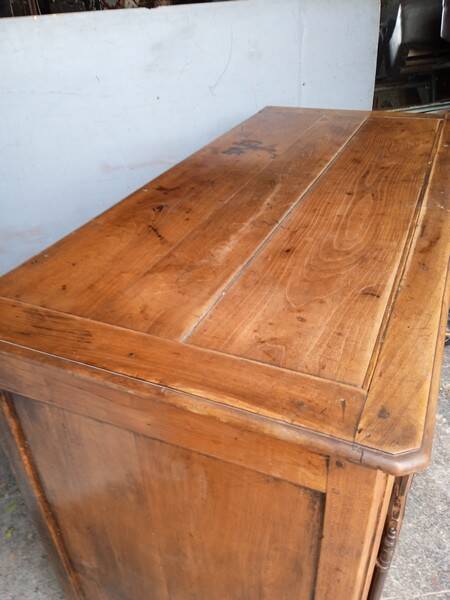 Regional buffet from the 18th century in blond cherry