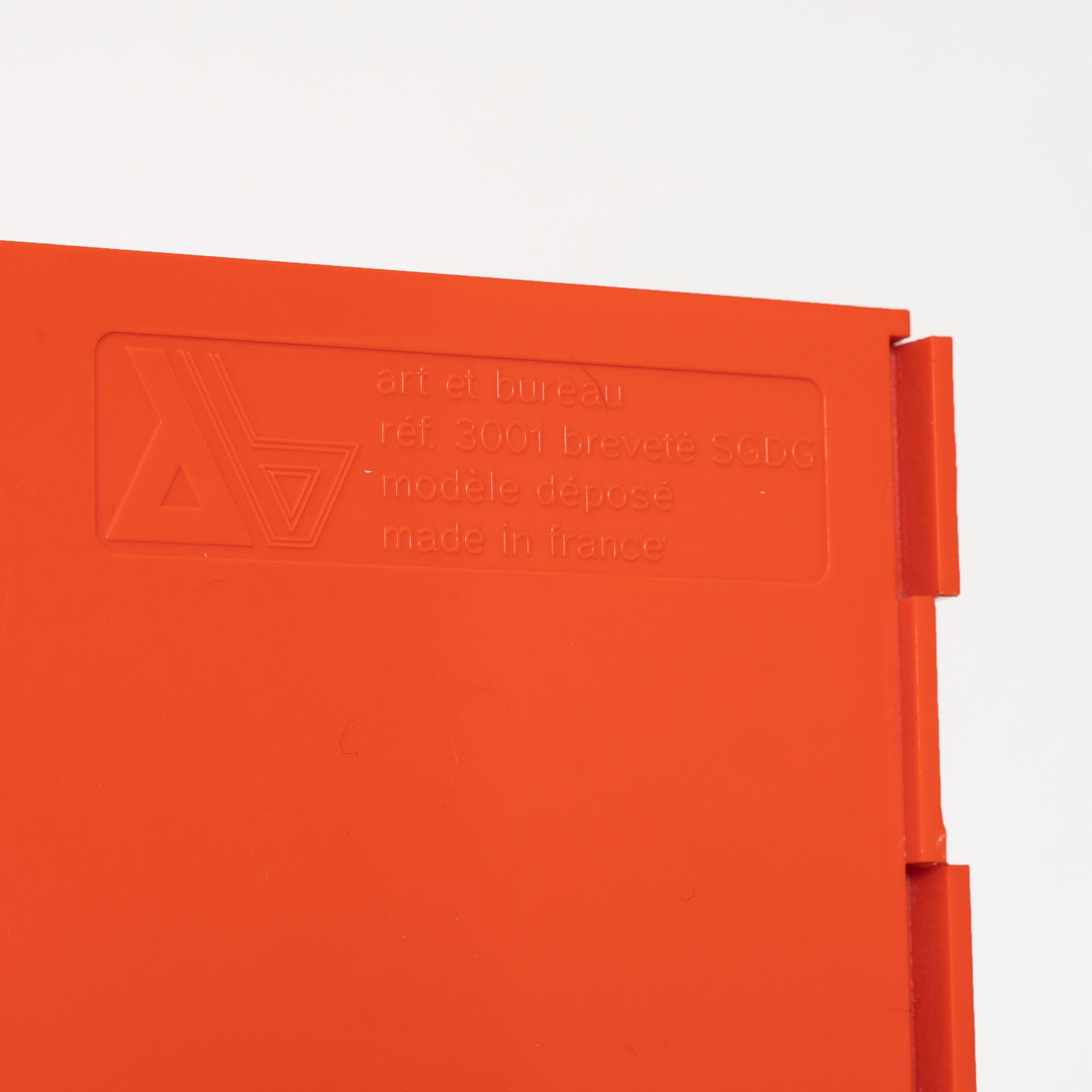 Orange office benches