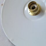 Suspension in black enamelled sheet metal