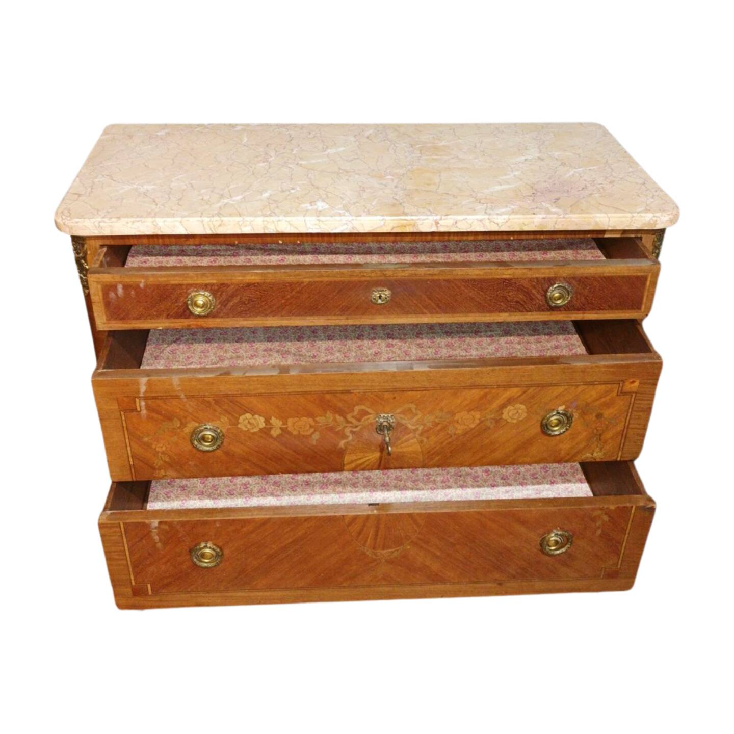 Commode marqueterie